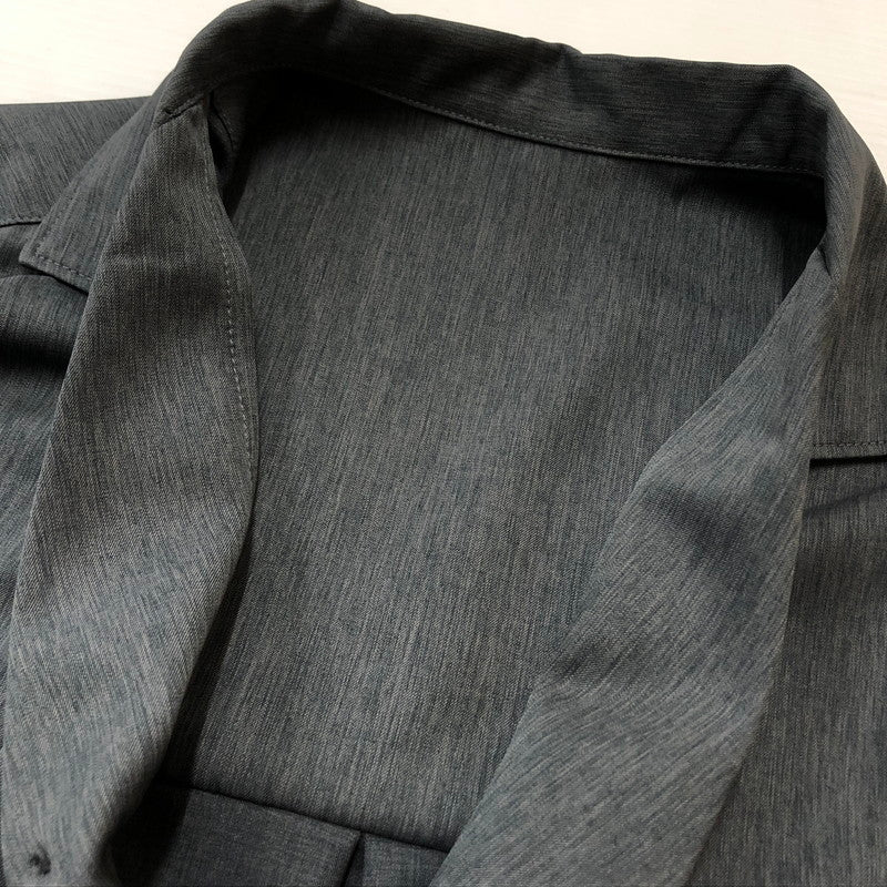 【中古品】【メンズ】 FRESH SERVICE フレッシュ サービス COOLFIBER OPEN COLLAR S/S SHIRT FSC252-50025 クールファイバー オープン カラー ショートスリーブ シャツ 半袖 トップス 140-260727-sa-15-tei サイズ：M カラー：グレー 万代Net店