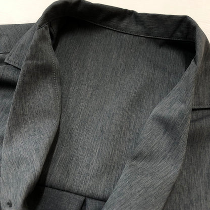 【中古品】【メンズ】 FRESH SERVICE フレッシュ サービス COOLFIBER OPEN COLLAR S/S SHIRT FSC252-50025 クールファイバー オープン カラー ショートスリーブ シャツ 半袖 トップス 140-260727-sa-15-tei サイズ：M カラー：グレー 万代Net店
