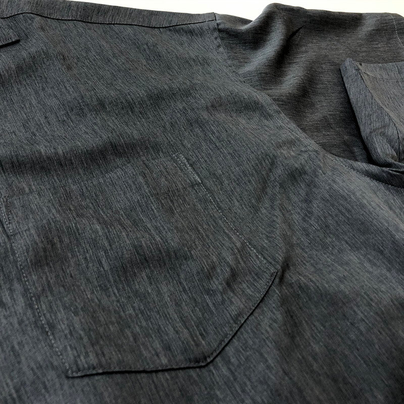 【中古品】【メンズ】 FRESH SERVICE フレッシュ サービス COOLFIBER OPEN COLLAR S/S SHIRT FSC252-50025 クールファイバー オープン カラー ショートスリーブ シャツ 半袖 トップス 140-260727-sa-15-tei サイズ：M カラー：グレー 万代Net店