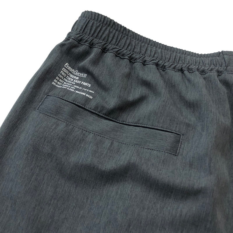 【中古品】【メンズ】 FRESH SERVICE フレッシュサービス COOLFIBER TWO TUCK EASY PANTS FSC241-40134 クールファイバー トゥ トラック イージー パンツ ボトムス 151-260727-sa-02-tei サイズ：L カラー：グレー 万代Net店