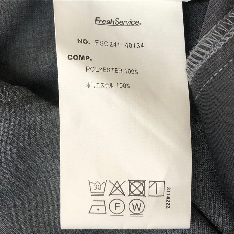 【中古品】【メンズ】 FRESH SERVICE フレッシュサービス COOLFIBER TWO TUCK EASY PANTS FSC241-40134 クールファイバー トゥ トラック イージー パンツ ボトムス 151-260727-sa-02-tei サイズ：L カラー：グレー 万代Net店