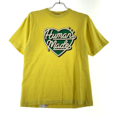 【中古品】【メンズ】 HUMANMADE ヒューマンメイド 25SS COLOR T-SHIRT HM29CS032 2025年春夏 カラー Tシャツ 半袖 トップス 142-260727-sa-20-tei サイズ：M カラー：イエロー 万代Net店