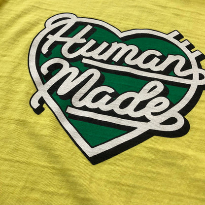 【中古品】【メンズ】 HUMANMADE ヒューマンメイド 25SS COLOR T-SHIRT HM29CS032 2025年春夏 カラー Tシャツ 半袖 トップス 142-260727-sa-20-tei サイズ：M カラー：イエロー 万代Net店