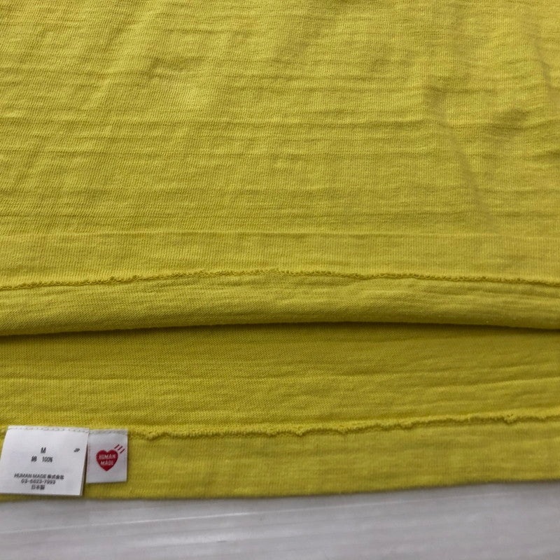 【中古品】【メンズ】 HUMANMADE ヒューマンメイド 25SS COLOR T-SHIRT HM29CS032 2025年春夏 カラー Tシャツ 半袖 トップス 142-260727-sa-20-tei サイズ：M カラー：イエロー 万代Net店