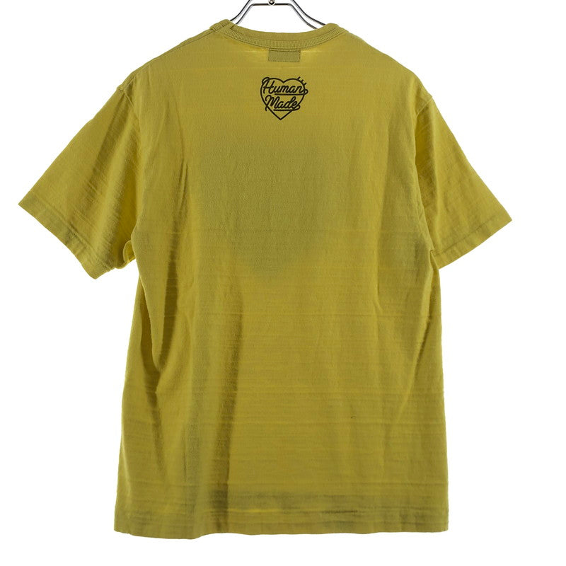 【中古品】【メンズ】 HUMANMADE ヒューマンメイド 25SS COLOR T-SHIRT HM29CS032 2025年春夏 カラー Tシャツ 半袖 トップス 142-260727-sa-20-tei サイズ：M カラー：イエロー 万代Net店