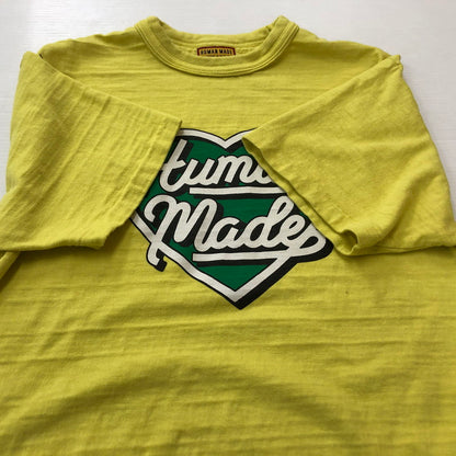 【中古品】【メンズ】 HUMANMADE ヒューマンメイド 25SS COLOR T-SHIRT HM29CS032 2025年春夏 カラー Tシャツ 半袖 トップス 142-260727-sa-20-tei サイズ：M カラー：イエロー 万代Net店