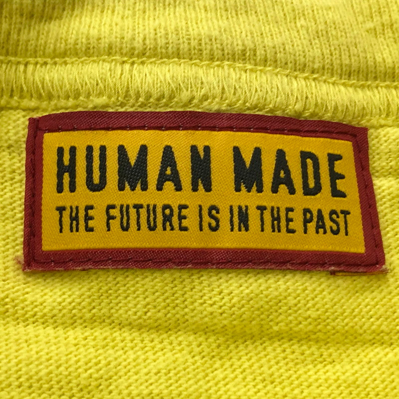 【中古品】【メンズ】 HUMANMADE ヒューマンメイド 25SS COLOR T-SHIRT HM29CS032 2025年春夏 カラー Tシャツ 半袖 トップス 142-260727-sa-20-tei サイズ：M カラー：イエロー 万代Net店