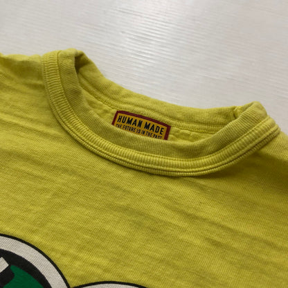 【中古品】【メンズ】 HUMANMADE ヒューマンメイド 25SS COLOR T-SHIRT HM29CS032 2025年春夏 カラー Tシャツ 半袖 トップス 142-260727-sa-20-tei サイズ：M カラー：イエロー 万代Net店