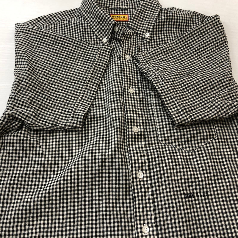 【中古品】【メンズ】 HUMANMADE ヒューマンメード CHECK B.D S/S SHIRT HM31SH041 チェック ショートスリーブ シャツ 半袖 トップス 142-260727-sa-16-tei サイズ：L カラー：チェック 万代Net店