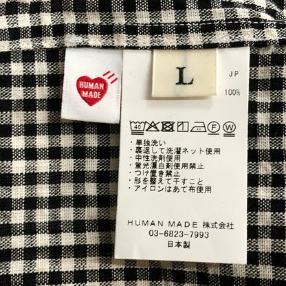 【中古品】【メンズ】 HUMANMADE ヒューマンメード CHECK B.D S/S SHIRT HM31SH041 チェック ショートスリーブ シャツ 半袖 トップス 142-260727-sa-16-tei サイズ：L カラー：チェック 万代Net店