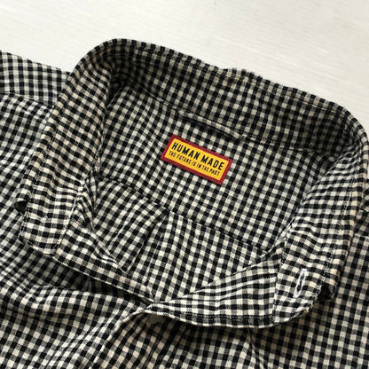 【中古品】【メンズ】 HUMANMADE ヒューマンメード CHECK B.D S/S SHIRT HM31SH041 チェック ショートスリーブ シャツ 半袖 トップス 142-260727-sa-16-tei サイズ：L カラー：チェック 万代Net店
