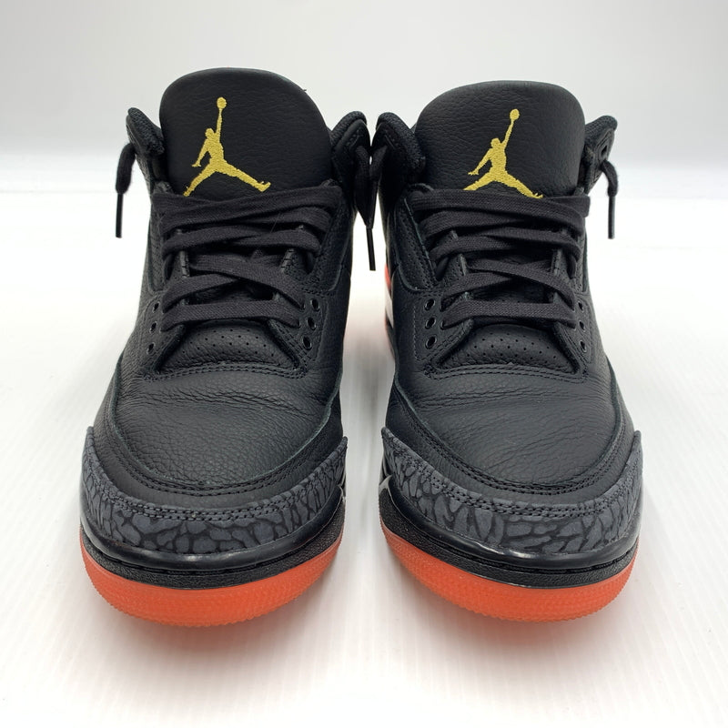 【中古品】【メンズ】 NIKE ナイキ × J BALVIN J・バルヴィン 別注 コラボ AIR JORDAN 3 RETRO SP RIO FN0344-001 エアジョーダン3 レトロ スニーカー 靴 シューズ 160-260804-ko-04-tei サイズ：26cm カラー：ブラック 万代Net店
