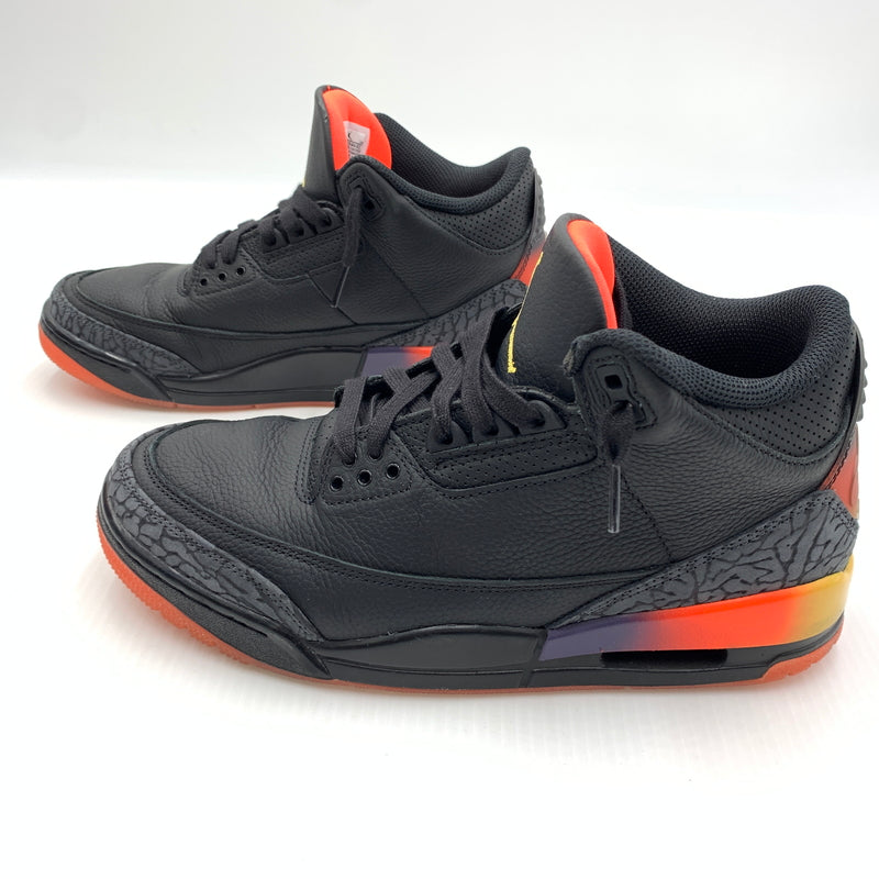 【中古品】【メンズ】 NIKE ナイキ × J BALVIN J・バルヴィン 別注 コラボ AIR JORDAN 3 RETRO SP RIO FN0344-001 エアジョーダン3 レトロ スニーカー 靴 シューズ 160-260804-ko-04-tei サイズ：26cm カラー：ブラック 万代Net店