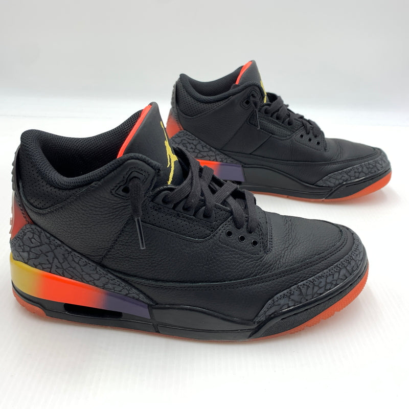 【中古品】【メンズ】 NIKE ナイキ × J BALVIN J・バルヴィン 別注 コラボ AIR JORDAN 3 RETRO SP RIO FN0344-001 エアジョーダン3 レトロ スニーカー 靴 シューズ 160-260804-ko-04-tei サイズ：26cm カラー：ブラック 万代Net店