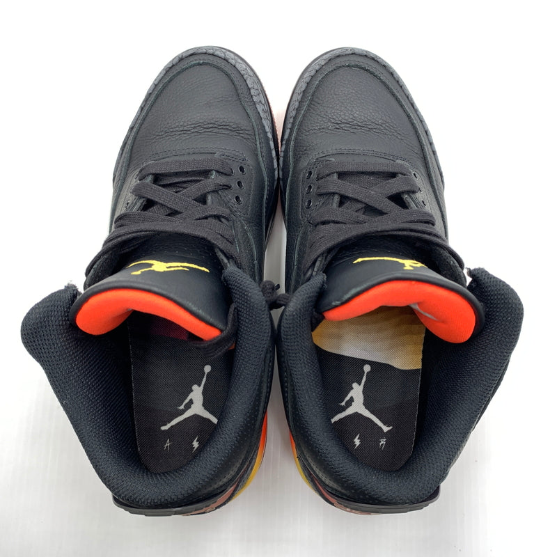 【中古品】【メンズ】 NIKE ナイキ × J BALVIN J・バルヴィン 別注 コラボ AIR JORDAN 3 RETRO SP RIO FN0344-001 エアジョーダン3 レトロ スニーカー 靴 シューズ 160-260804-ko-04-tei サイズ：26cm カラー：ブラック 万代Net店