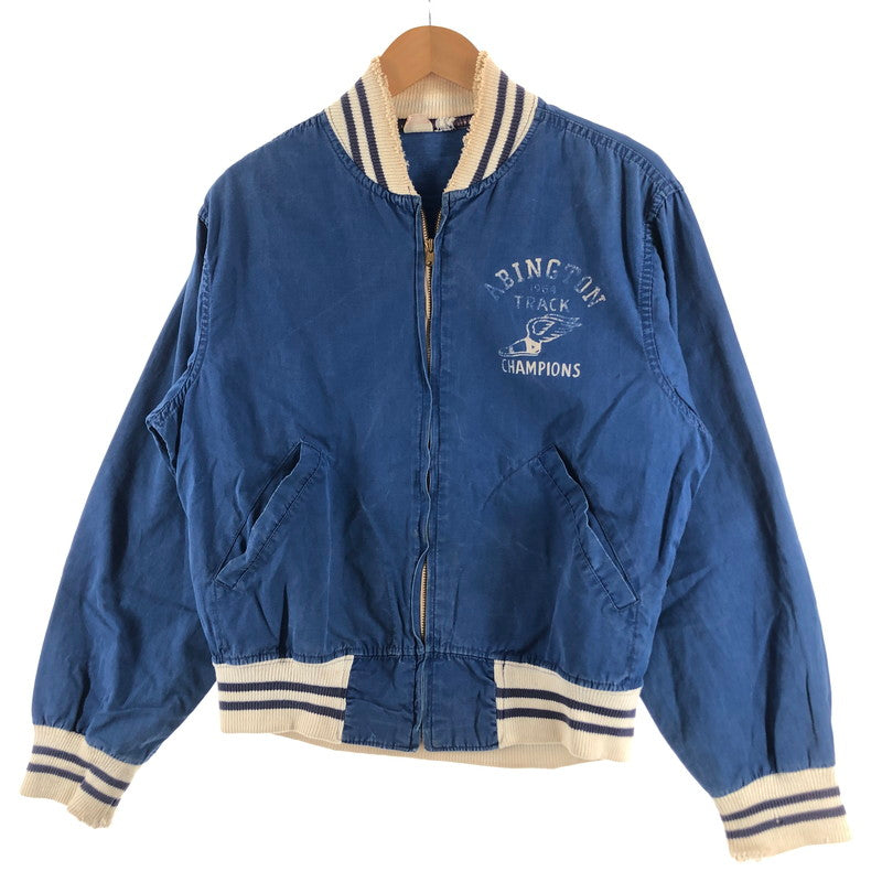 【現状渡し品】【メンズ】 CHAMPION チャンピオン 60’s VINTAGE SWING TOP 60年代 ヴィンテージ スイング トップ 長袖 アウター ランタグ 145-260727-sa-11-tei サイズ：M カラー：ブルー 万代Net店