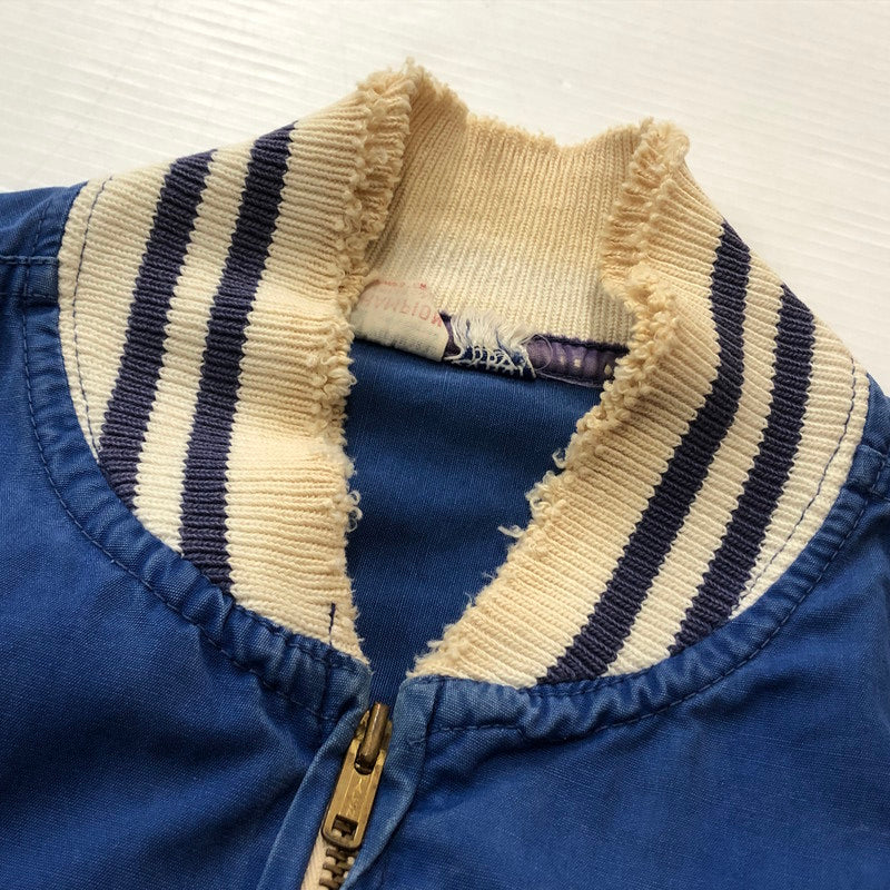 【現状渡し品】【メンズ】 CHAMPION チャンピオン 60’s VINTAGE SWING TOP 60年代 ヴィンテージ スイング トップ 長袖 アウター ランタグ 145-260727-sa-11-tei サイズ：M カラー：ブルー 万代Net店