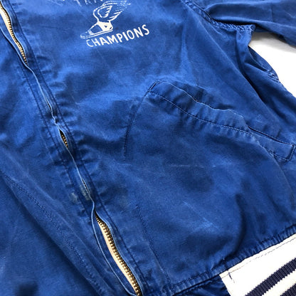 【現状渡し品】【メンズ】 CHAMPION チャンピオン 60’s VINTAGE SWING TOP 60年代 ヴィンテージ スイング トップ 長袖 アウター ランタグ 145-260727-sa-11-tei サイズ：M カラー：ブルー 万代Net店