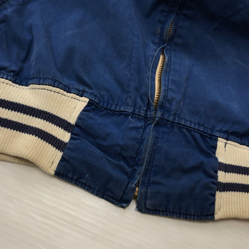 【現状渡し品】【メンズ】 CHAMPION チャンピオン 60’s VINTAGE SWING TOP 60年代 ヴィンテージ スイング トップ 長袖 アウター ランタグ 145-260727-sa-11-tei サイズ：M カラー：ブルー 万代Net店