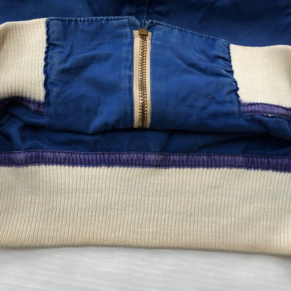 【現状渡し品】【メンズ】 CHAMPION チャンピオン 60’s VINTAGE SWING TOP 60年代 ヴィンテージ スイング トップ 長袖 アウター ランタグ 145-260727-sa-11-tei サイズ：M カラー：ブルー 万代Net店