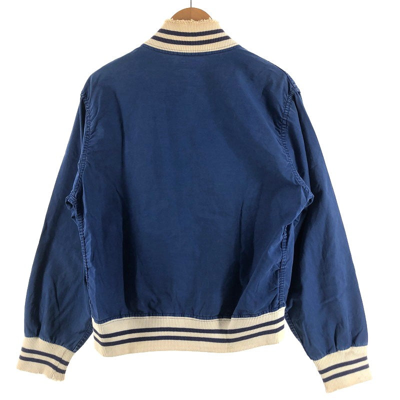 【現状渡し品】【メンズ】 CHAMPION チャンピオン 60’s VINTAGE SWING TOP 60年代 ヴィンテージ スイング トップ 長袖 アウター ランタグ 145-260727-sa-11-tei サイズ：M カラー：ブルー 万代Net店