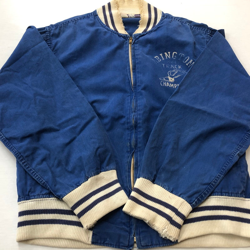 【現状渡し品】【メンズ】 CHAMPION チャンピオン 60’s VINTAGE SWING TOP 60年代 ヴィンテージ スイング トップ 長袖 アウター ランタグ 145-260727-sa-11-tei サイズ：M カラー：ブルー 万代Net店