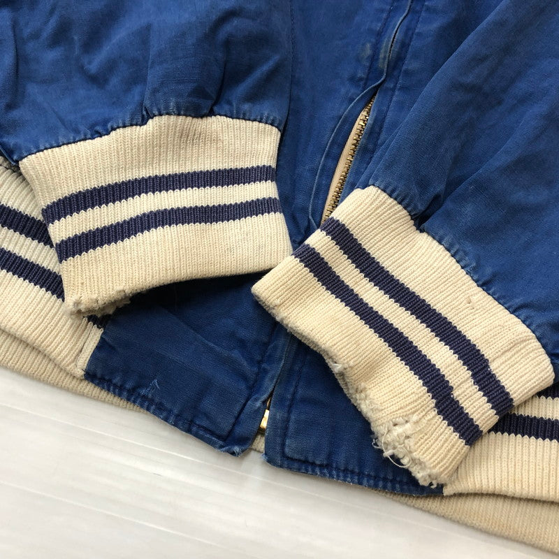 【現状渡し品】【メンズ】 CHAMPION チャンピオン 60’s VINTAGE SWING TOP 60年代 ヴィンテージ スイング トップ 長袖 アウター ランタグ 145-260727-sa-11-tei サイズ：M カラー：ブルー 万代Net店
