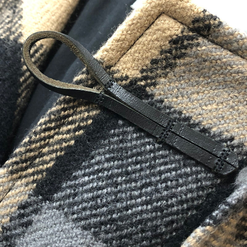 【中古品】【メンズ】 TOMORROWLAND トゥモローランド × Gloverall グローバルオール 別注コラボ DUFFLE COAT ダッフル コート アウター 141-260727-sa-05-tei サイズ：46 カラー：チェック 万代Net店
