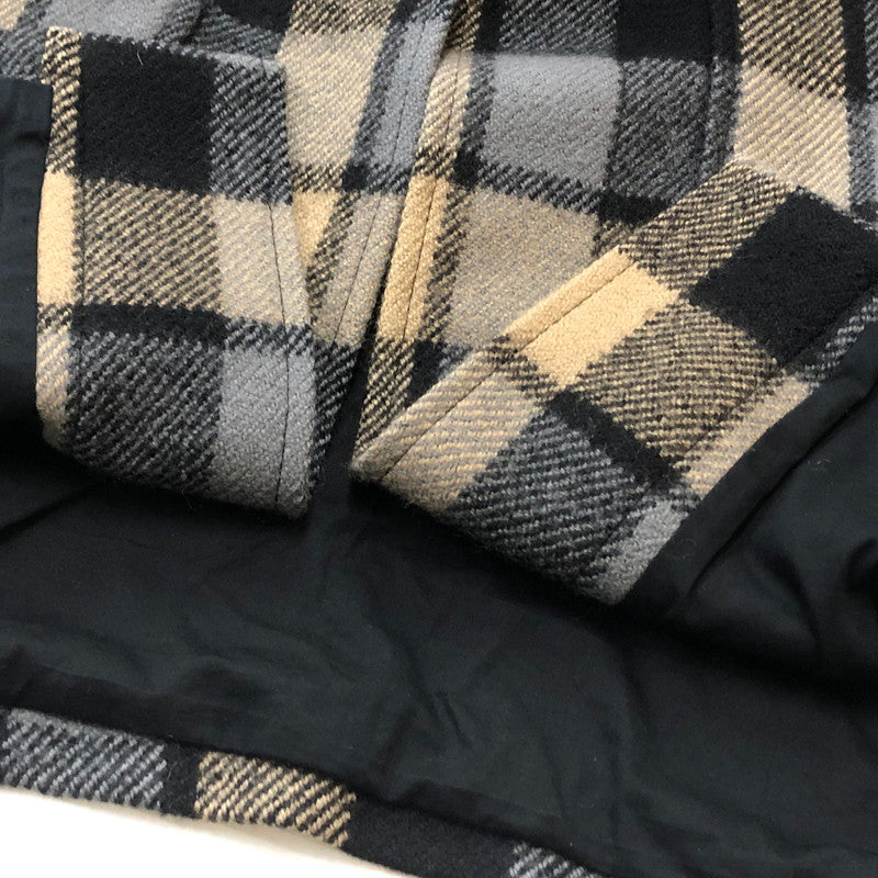 【中古品】【メンズ】 TOMORROWLAND トゥモローランド × Gloverall グローバルオール 別注コラボ DUFFLE COAT ダッフル コート アウター 141-260727-sa-05-tei サイズ：46 カラー：チェック 万代Net店