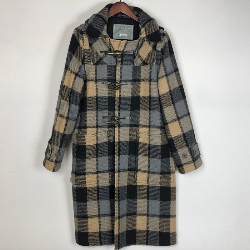 【中古品】【メンズ】 TOMORROWLAND トゥモローランド × Gloverall グローバルオール 別注コラボ DUFFLE COAT ダッフル コート アウター 141-260727-sa-05-tei サイズ：46 カラー：チェック 万代Net店