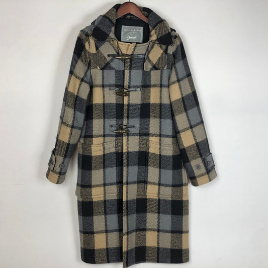 【中古品】【メンズ】 TOMORROWLAND トゥモローランド × Gloverall グローバルオール 別注コラボ DUFFLE COAT ダッフル コート アウター 141-260727-sa-05-tei サイズ：46 カラー：チェック 万代Net店