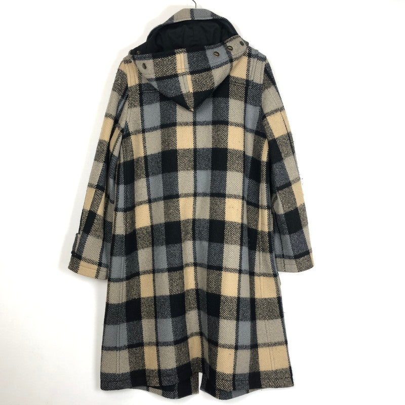 【中古品】【メンズ】 TOMORROWLAND トゥモローランド × Gloverall グローバルオール 別注コラボ DUFFLE COAT ダッフル コート アウター 141-260727-sa-05-tei サイズ：46 カラー：チェック 万代Net店