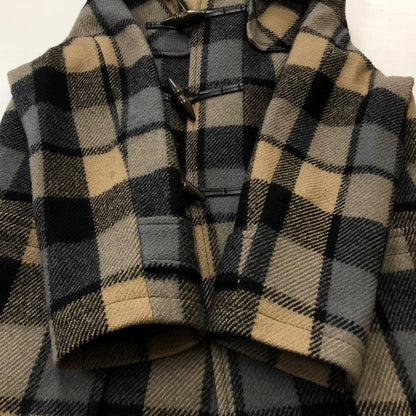 【中古品】【メンズ】 TOMORROWLAND トゥモローランド × Gloverall グローバルオール 別注コラボ DUFFLE COAT ダッフル コート アウター 141-260727-sa-05-tei サイズ：46 カラー：チェック 万代Net店