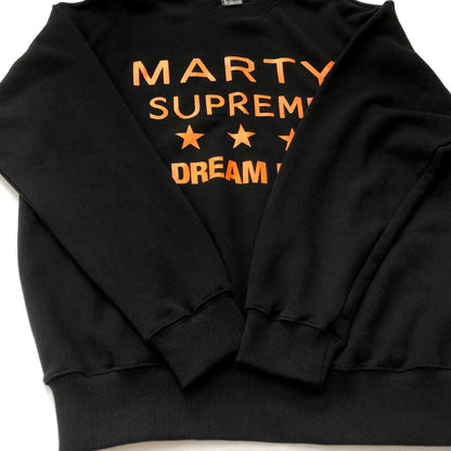 【中古品】【メンズ】 A24 エートゥエンティフォー × PARCO MARTY SUPREME パルコ マーティ シュプリーム 別注コラボ SWEAT SHIRT スウェット シャツ 長袖 トップス　 147-260727-sa-19-tei サイズ：L カラー：ブラック 万代Net店