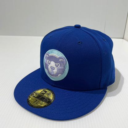 【中古品】【メンズ】 NEW ERA ニューエラ 59FIFTY CHICAGO CUBS ANGRY BEAR CUSTOM CAP シカゴ・カブス アングリーベア カスタム キャップ 帽子 185-260806-yo-20-tei サイズ：58.7cm　7 3/8 カラー：ブルー 万代Net店