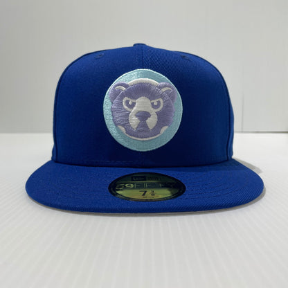 【中古品】【メンズ】 NEW ERA ニューエラ 59FIFTY CHICAGO CUBS ANGRY BEAR CUSTOM CAP シカゴ・カブス アングリーベア カスタム キャップ 帽子 185-260806-yo-20-tei サイズ：58.7cm　7 3/8 カラー：ブルー 万代Net店