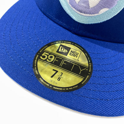 【中古品】【メンズ】 NEW ERA ニューエラ 59FIFTY CHICAGO CUBS ANGRY BEAR CUSTOM CAP シカゴ・カブス アングリーベア カスタム キャップ 帽子 185-260806-yo-20-tei サイズ：58.7cm　7 3/8 カラー：ブルー 万代Net店