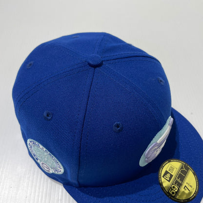 【中古品】【メンズ】 NEW ERA ニューエラ 59FIFTY CHICAGO CUBS ANGRY BEAR CUSTOM CAP シカゴ・カブス アングリーベア カスタム キャップ 帽子 185-260806-yo-20-tei サイズ：58.7cm　7 3/8 カラー：ブルー 万代Net店