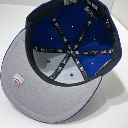 【中古品】【メンズ】 NEW ERA ニューエラ 59FIFTY CHICAGO CUBS ANGRY BEAR CUSTOM CAP シカゴ・カブス アングリーベア カスタム キャップ 帽子 185-260806-yo-20-tei サイズ：58.7cm　7 3/8 カラー：ブルー 万代Net店