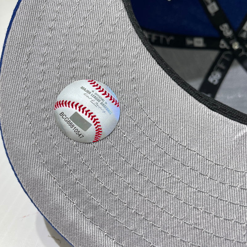 【中古品】【メンズ】 NEW ERA ニューエラ 59FIFTY CHICAGO CUBS ANGRY BEAR CUSTOM CAP シカゴ・カブス アングリーベア カスタム キャップ 帽子 185-260806-yo-20-tei サイズ：58.7cm　7 3/8 カラー：ブルー 万代Net店