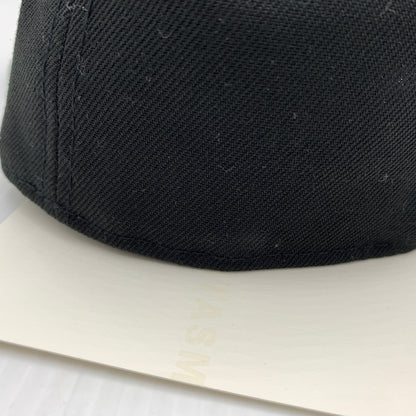 【中古品】【メンズ】 FACETASM ファセッタズム × NEWERA ニューエラ 別注コラボ 59FIFTY CAP MKS-CAP-U03 キャップ 帽子 185-260730-yo-14-tei サイズ：７ 3/8 カラー：ブラック 万代Net店
