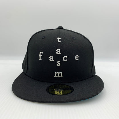 【中古品】【メンズ】 FACETASM ファセッタズム × NEWERA ニューエラ 別注コラボ 59FIFTY CAP MKS-CAP-U03 キャップ 帽子 185-260730-yo-14-tei サイズ：７ 3/8 カラー：ブラック 万代Net店
