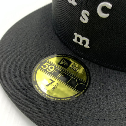 【中古品】【メンズ】 FACETASM ファセッタズム × NEWERA ニューエラ 別注コラボ 59FIFTY CAP MKS-CAP-U03 キャップ 帽子 185-260730-yo-14-tei サイズ：７ 3/8 カラー：ブラック 万代Net店