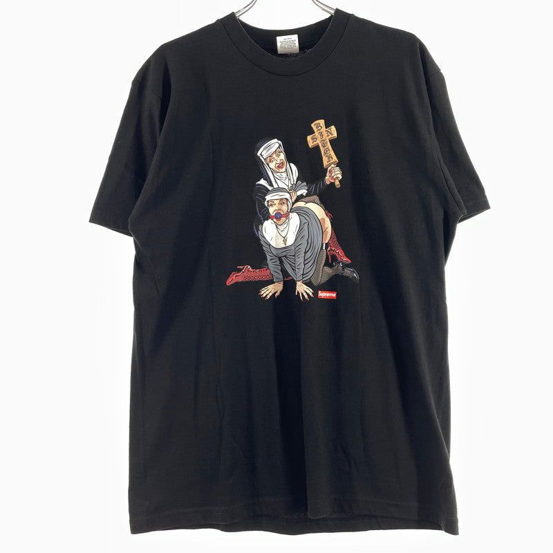 【中古品】【メンズ】 SUPREME シュプリーム 22FW NUNS TEE 2022年秋冬 ナンス Tシャツ 半袖 トップス 149-260805-sa-07-tei サイズ：M カラー：ブラック 万代Net店