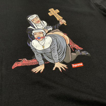 【中古品】【メンズ】 SUPREME シュプリーム 22FW NUNS TEE 2022年秋冬 ナンス Tシャツ 半袖 トップス 149-260805-sa-07-tei サイズ：M カラー：ブラック 万代Net店