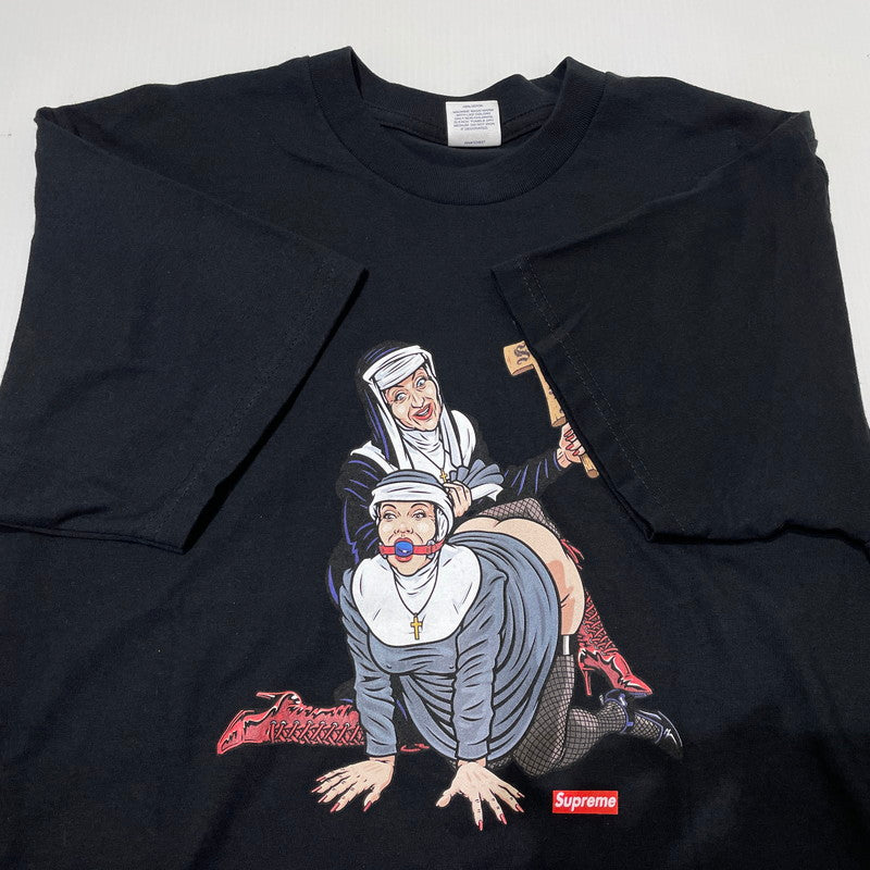 【中古品】【メンズ】 SUPREME シュプリーム 22FW NUNS TEE 2022年秋冬 ナンス Tシャツ 半袖 トップス 149-260805-sa-07-tei サイズ：M カラー：ブラック 万代Net店
