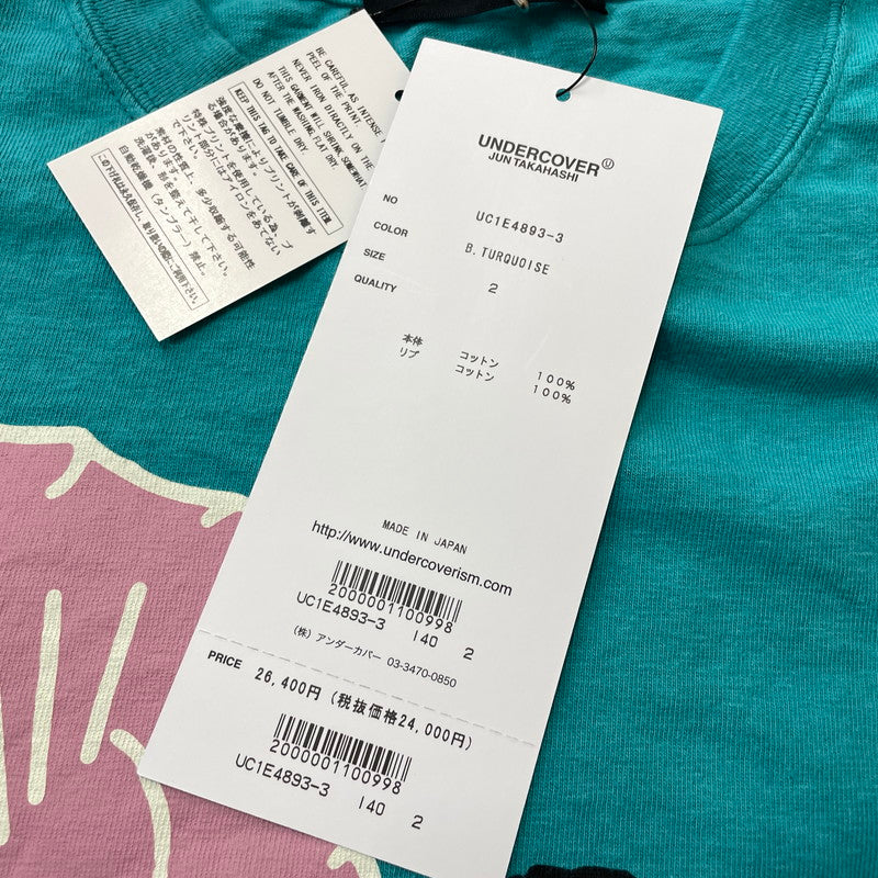 【中古品】【メンズ】 UNDERCOVER アンダーカバー 25SS BIG TEE COLLAGE BEAR UC1E4893-3 2025年春夏 ビッグ Tシャツ 半袖 トップス 140-260728-sa-11-tei サイズ：2 カラー：ブルー 万代Net店