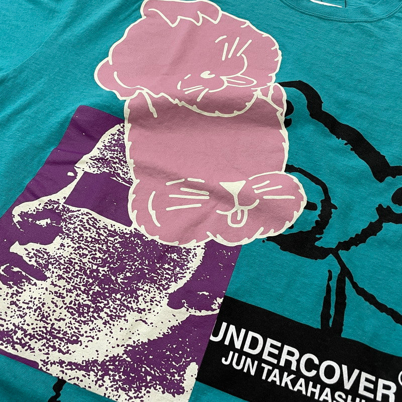 【中古品】【メンズ】 UNDERCOVER アンダーカバー 25SS BIG TEE COLLAGE BEAR UC1E4893-3 2025年春夏 ビッグ Tシャツ 半袖 トップス 140-260728-sa-11-tei サイズ：2 カラー：ブルー 万代Net店