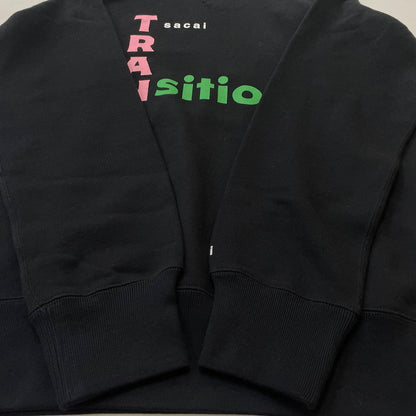 【中古品】【メンズ】 SACAI サカイ 21AW TRANsition Hoodie 21-0290S 2021年秋冬 トランジション フーディ 長袖 トップス プルーオーバーパーカー 140-260728-sa-07-tei サイズ：2 カラー：ブラック 万代Net店