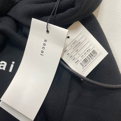【中古品】【メンズ】 SACAI サカイ 21AW TRANsition Hoodie 21-0290S 2021年秋冬 トランジション フーディ 長袖 トップス プルーオーバーパーカー 140-260728-sa-07-tei サイズ：2 カラー：ブラック 万代Net店